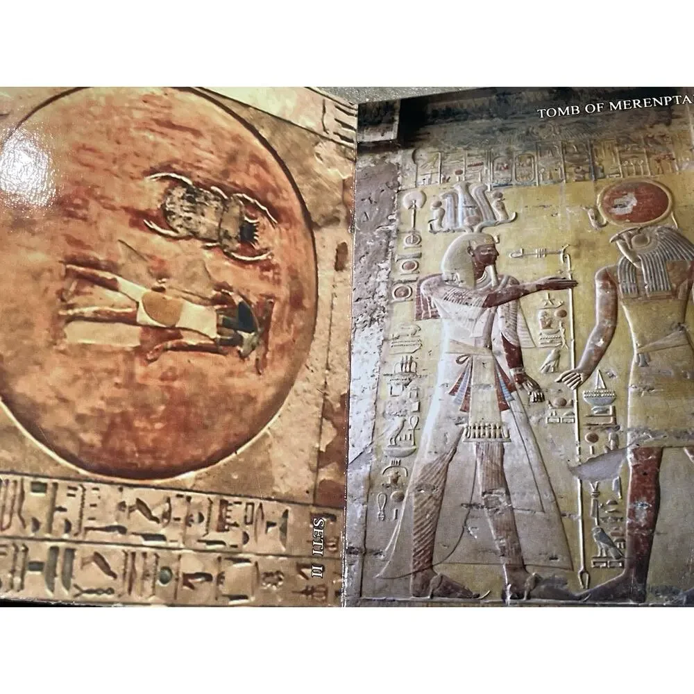 Lot Of 18 Vintage Egyptian Postcards Tomb‎ Of Ramses Merenptah Saptah New